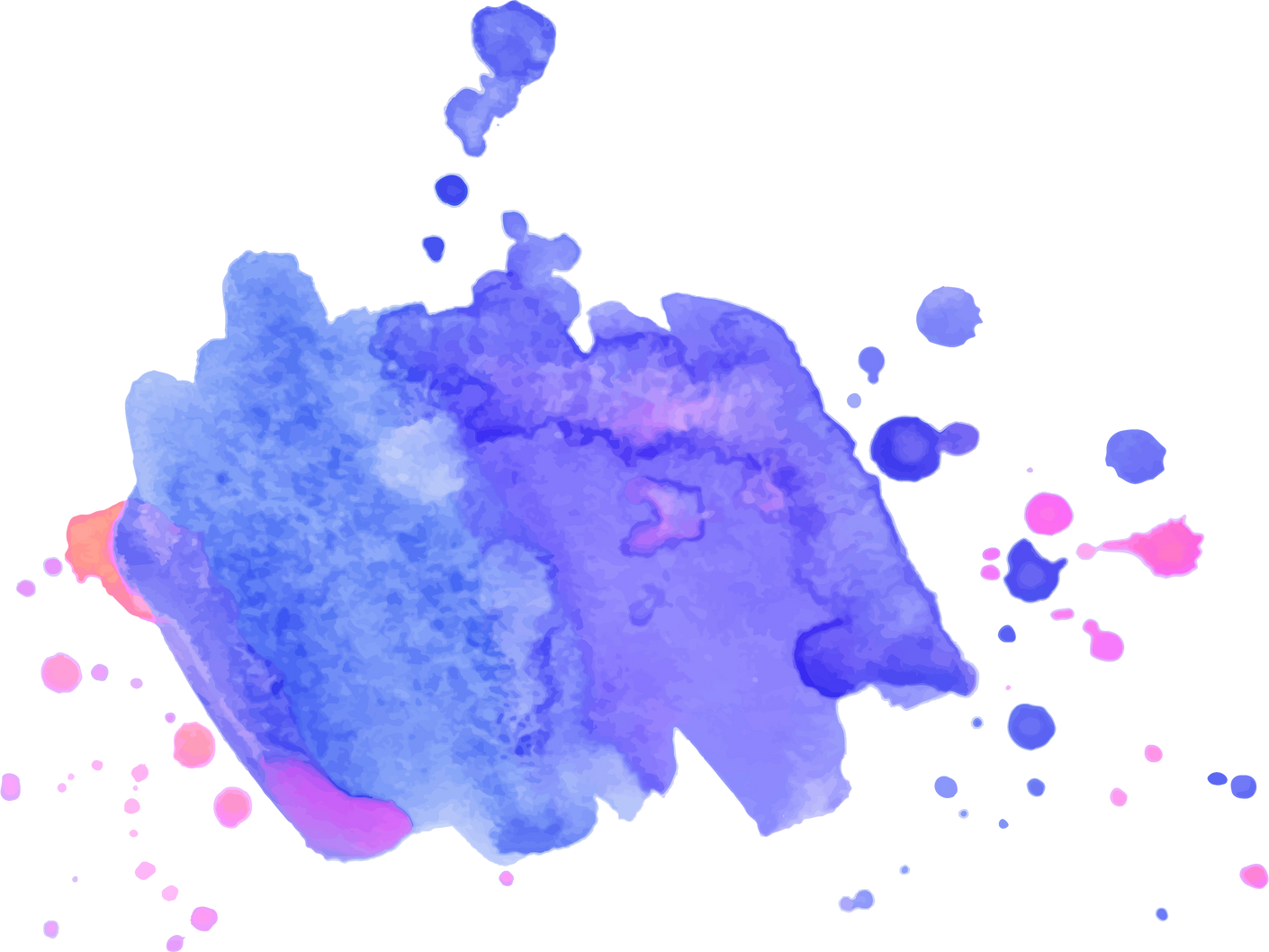 Abstract Watercolor Stain
