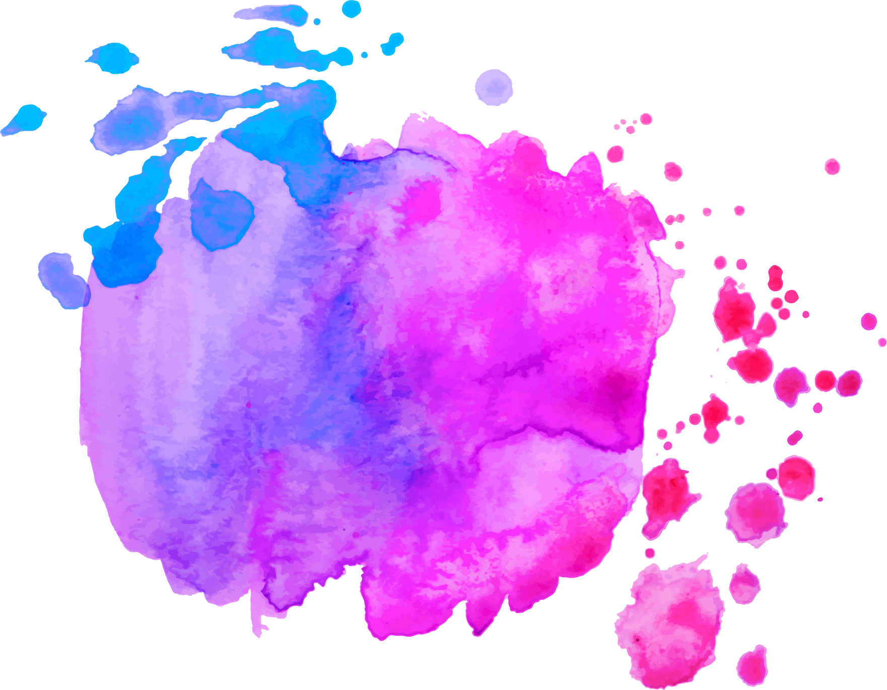 Abstract Watercolor Stain