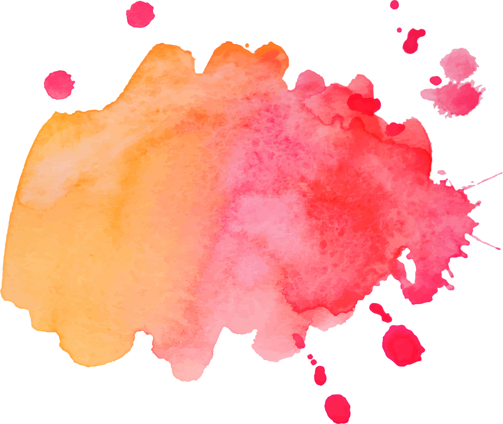 Abstract Watercolor Stain
